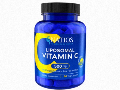 NATIOS Vitamín C Lipozomálny, 500 mg, 60 vegánskych kapsúl