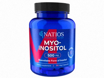 NATIOS Myo Inositol, 500 mg, 90 vegánskych kapsúl