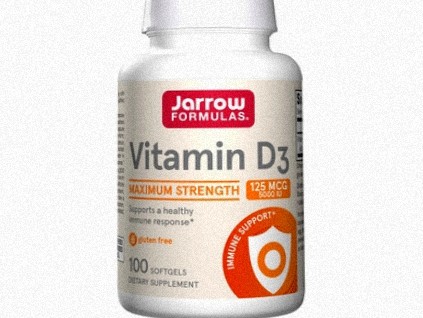 Jarrow Vitamín D3 5000 IU, 100 softgel kapslí 1