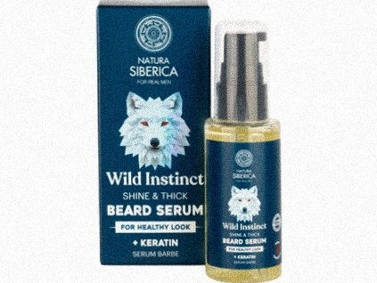 Natura Siberica For Real Men Wild Instinct, Beard Serum Shine & Thick, 50 ml  Sérum pre lesk a hustotu fúzov